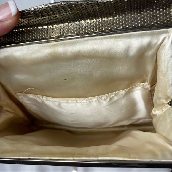 Vintage Hand Beaded Evening Hand Bag - Picture 5 of 12